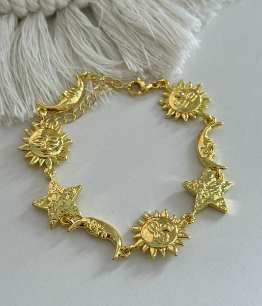 Pulsera Luna y Sol